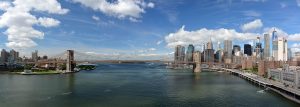 Panorama depuis le pont de Manhattan