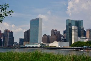 Les Nations-Unies depuis Roosevelt Island