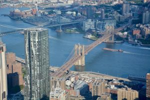 Pont de Brooklyn depuis la tour n°1 du World Trade Center
