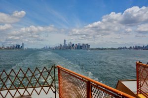 Manhattan depuis le Staten Island Ferry