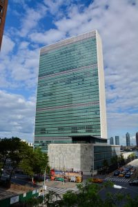 Le bâtiment des Nations Unies