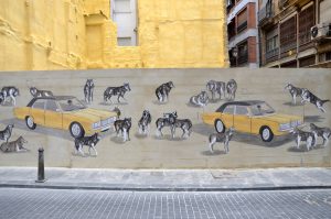 Mur peint à Valence