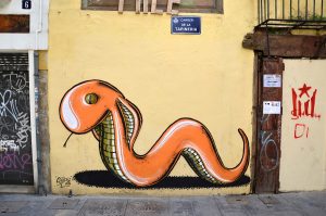 Peinture murale à Valence