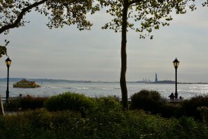 Liberty Island depuis Battery Park