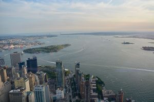 La baie depuis le One World Trade Center