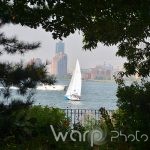 Voilier sur l'Hudson