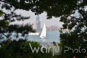 Voilier sur l'Hudson