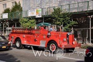 Camion de pompier de collection