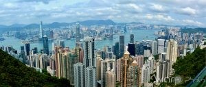 Panorama Hong Kong depuis Victoria Peak